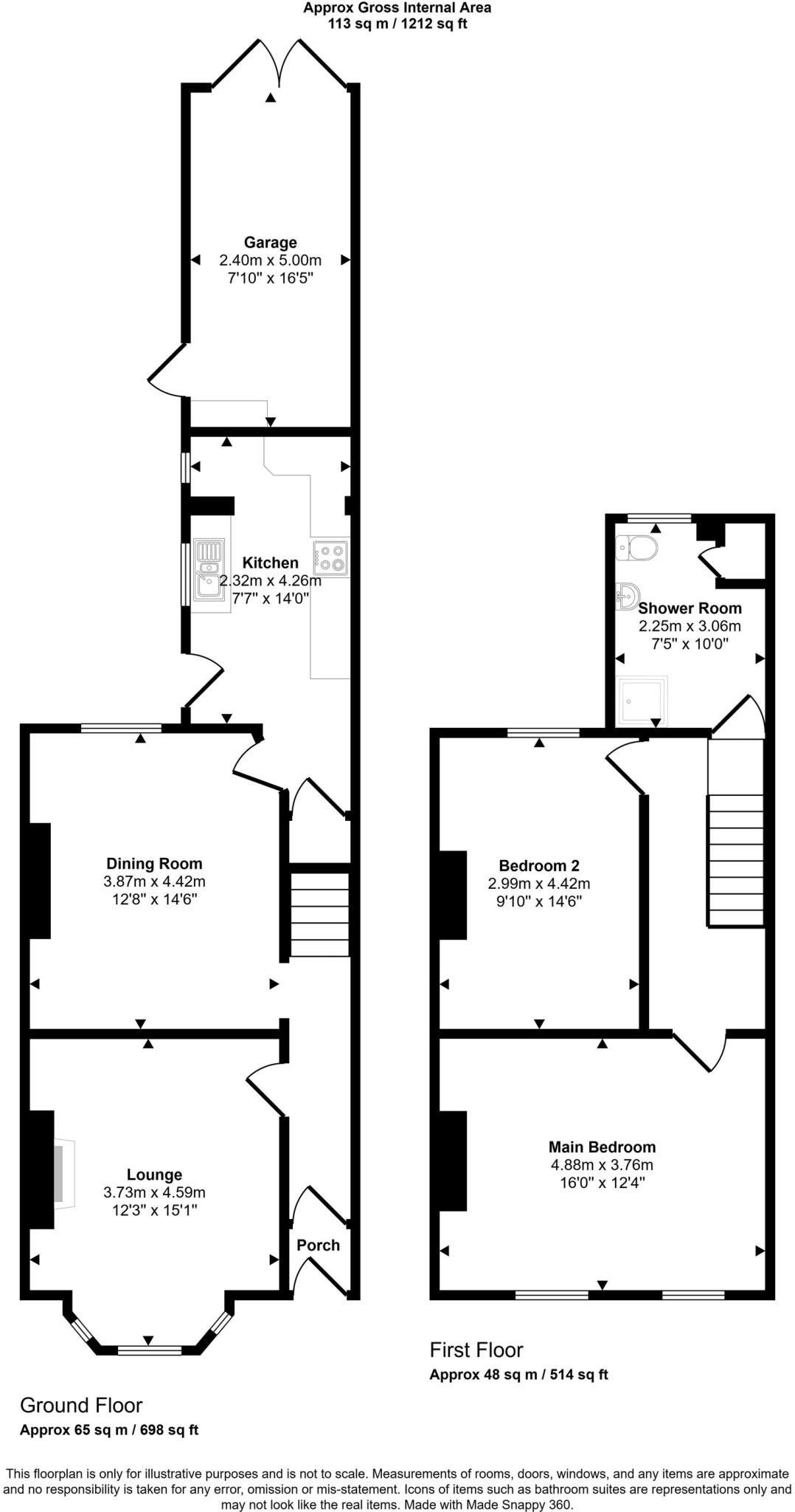 Beech Hill Lane, Wigan, WN6 floorplan
