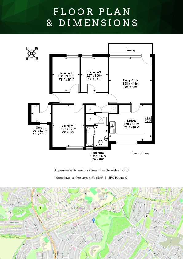 Flat 5, 49 Southhouse Crescent, Edinburgh, EH17 8BT floorplan
