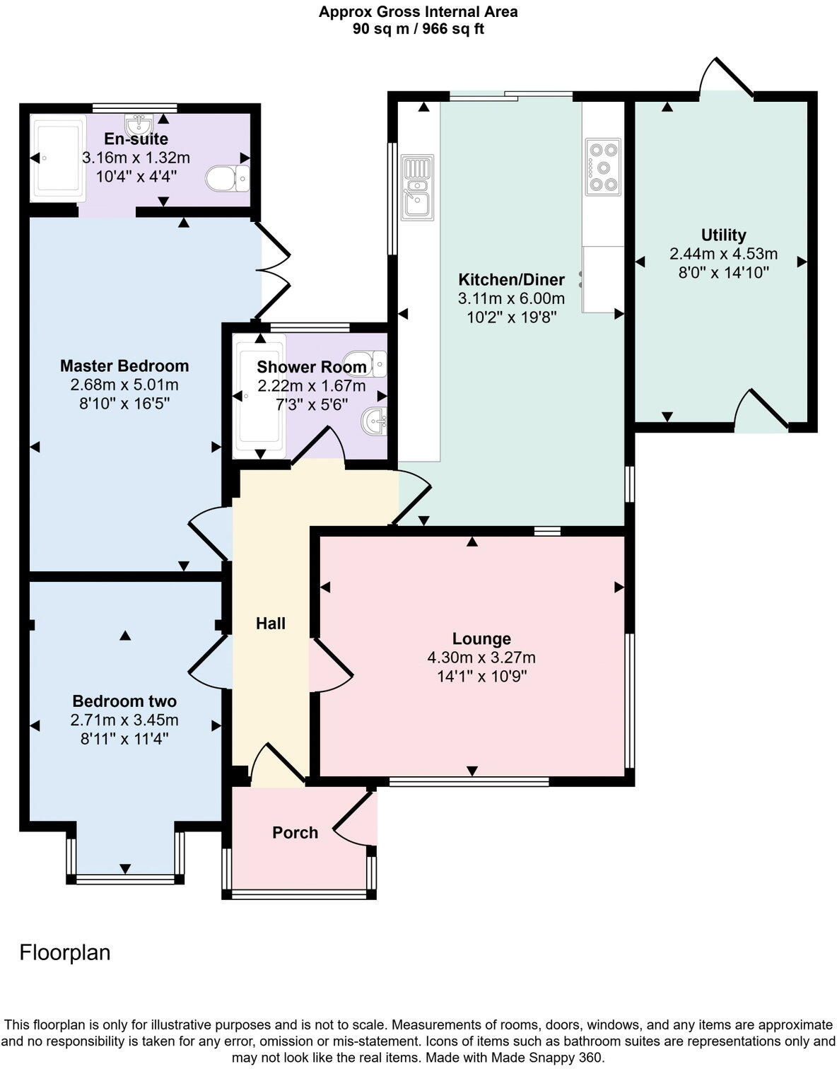 Marine Road East, Prestatyn, LL19 7HS floorplan