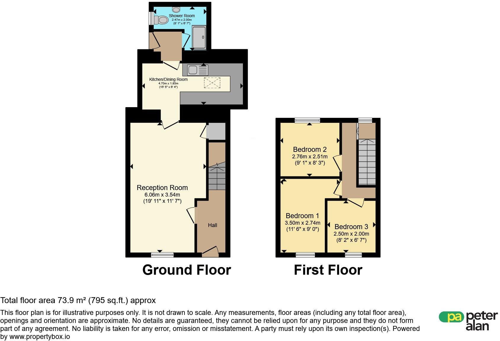 Marian Street, Blaengarw, Bridgend floorplan