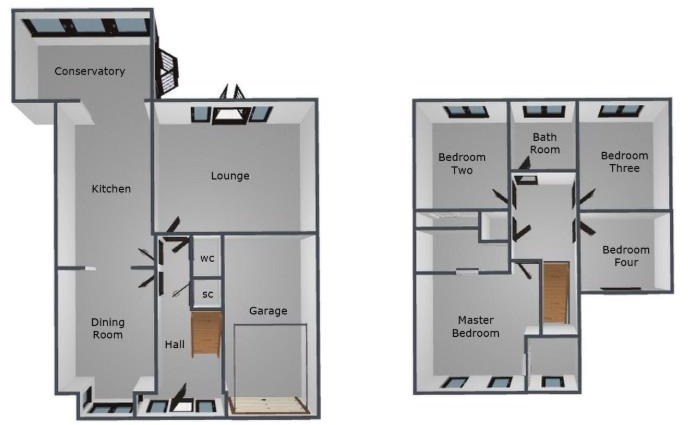 Sapphire Drive, Heath Hayes, Cannock floorplan