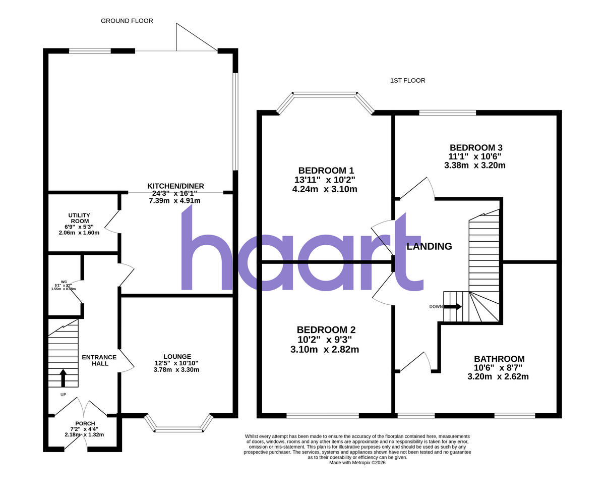 St Anthonys Drive, Chelmsford floorplan