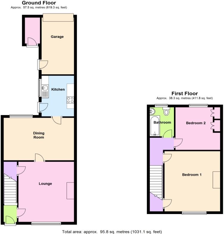Spencer Street, Consett, County Durham, DH8 floorplan