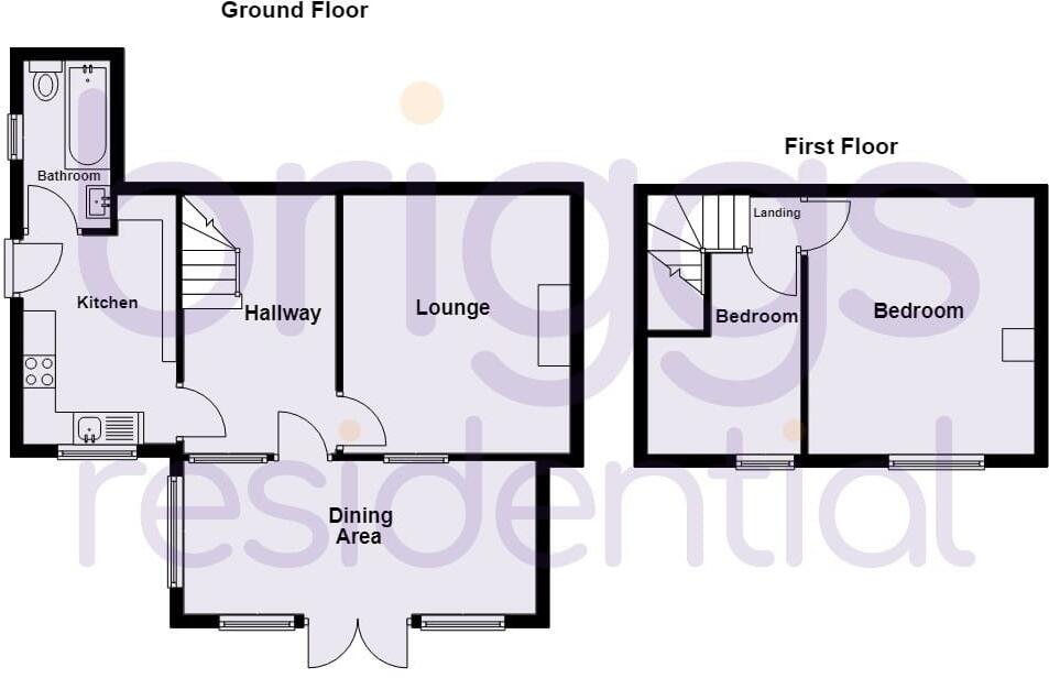 Frognall, Nr Deeping St James, Market Deeping, PE6 floorplan