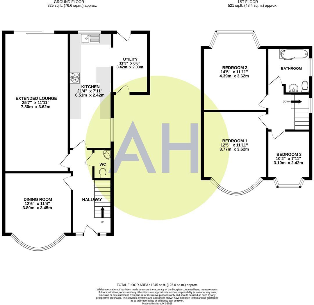 Amberley Road, Sale floorplan