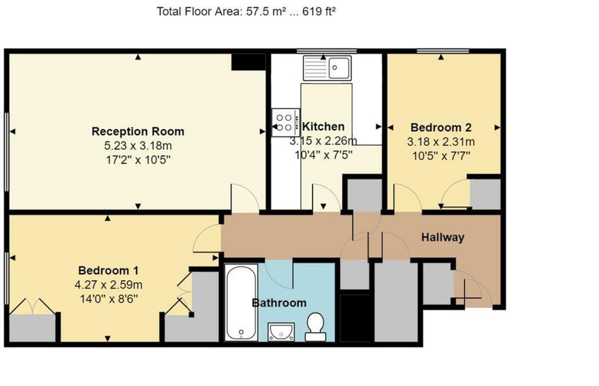 Selhurst Road, LONDON floorplan