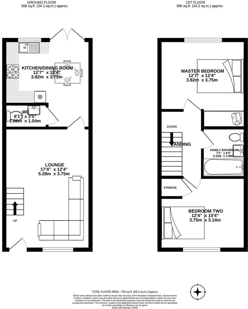 Foundry Close, Leyland floorplan