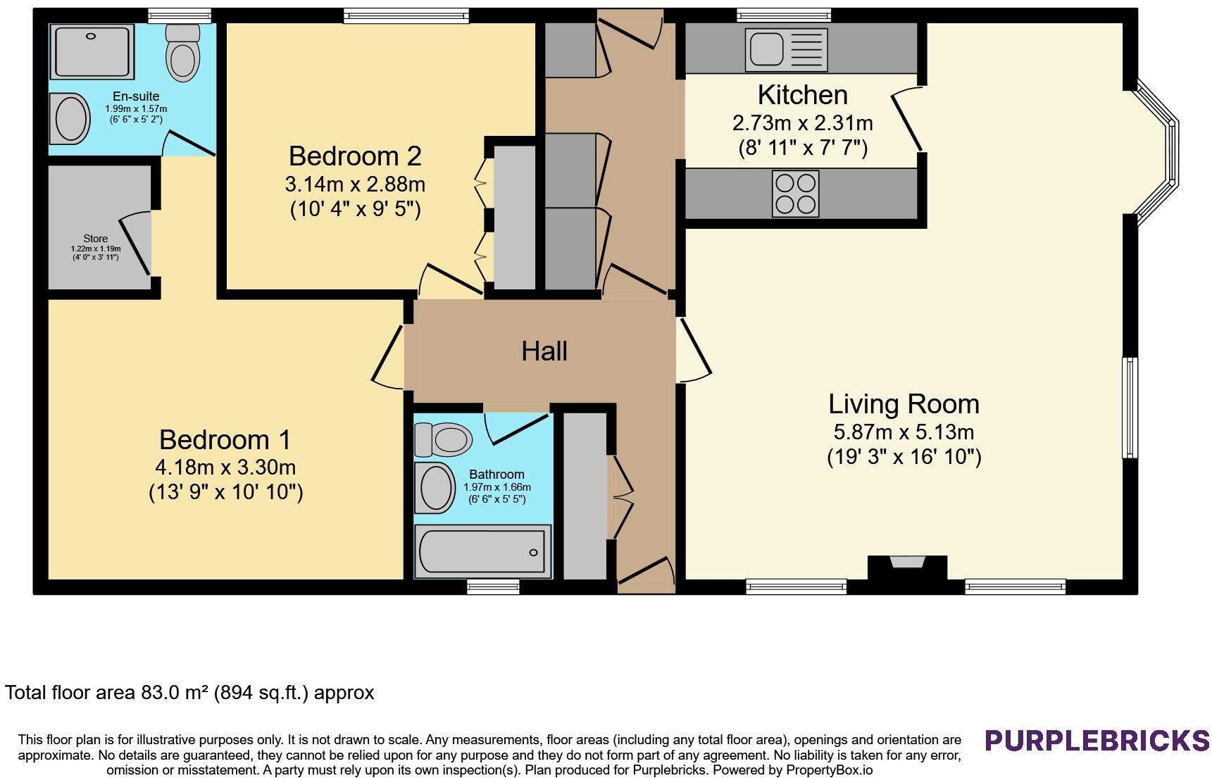 The Ridge, Bridgnorth, WV15 floorplan