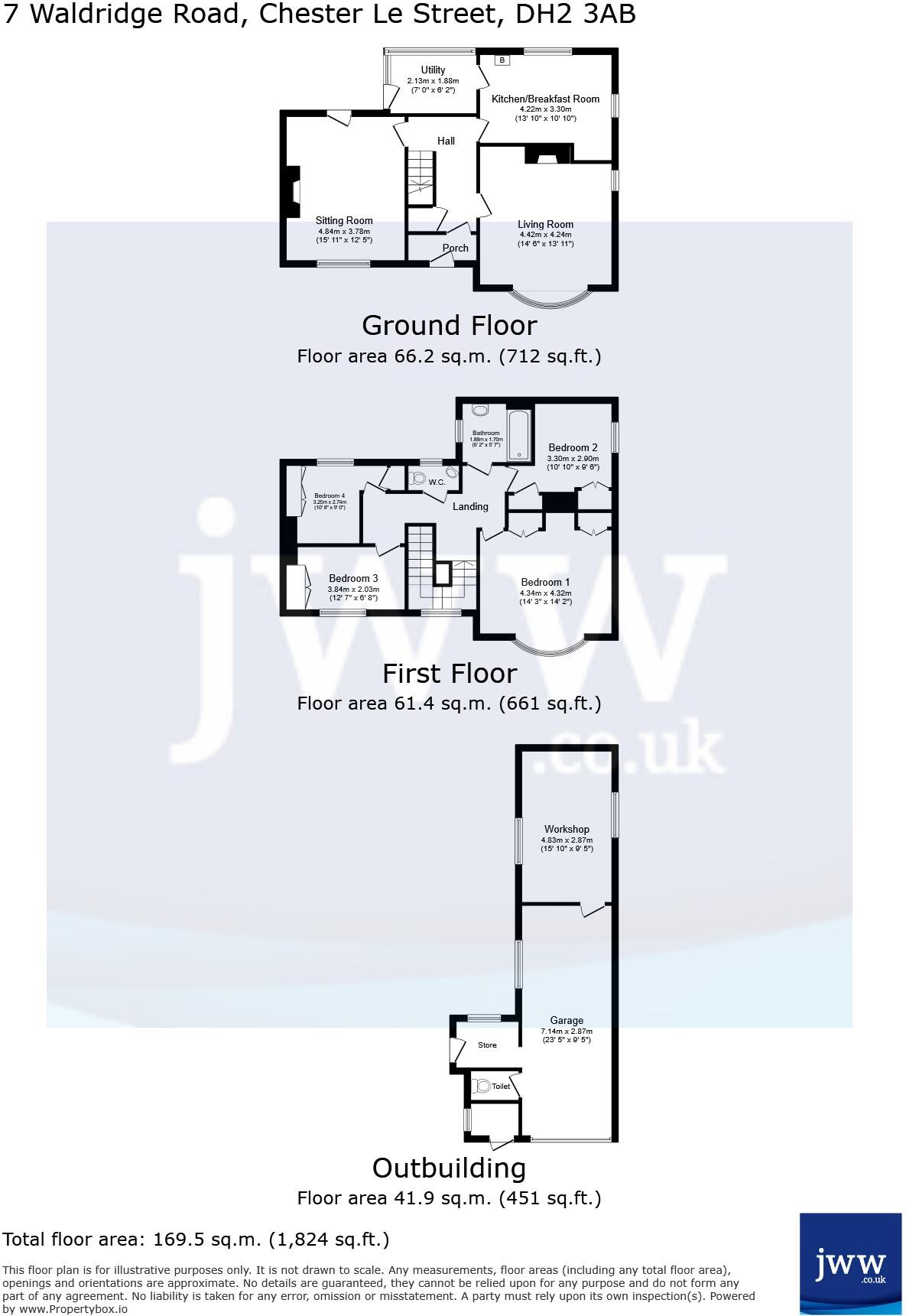 Waldridge Road, Chester Le Street, County Durham, DH2 floorplan
