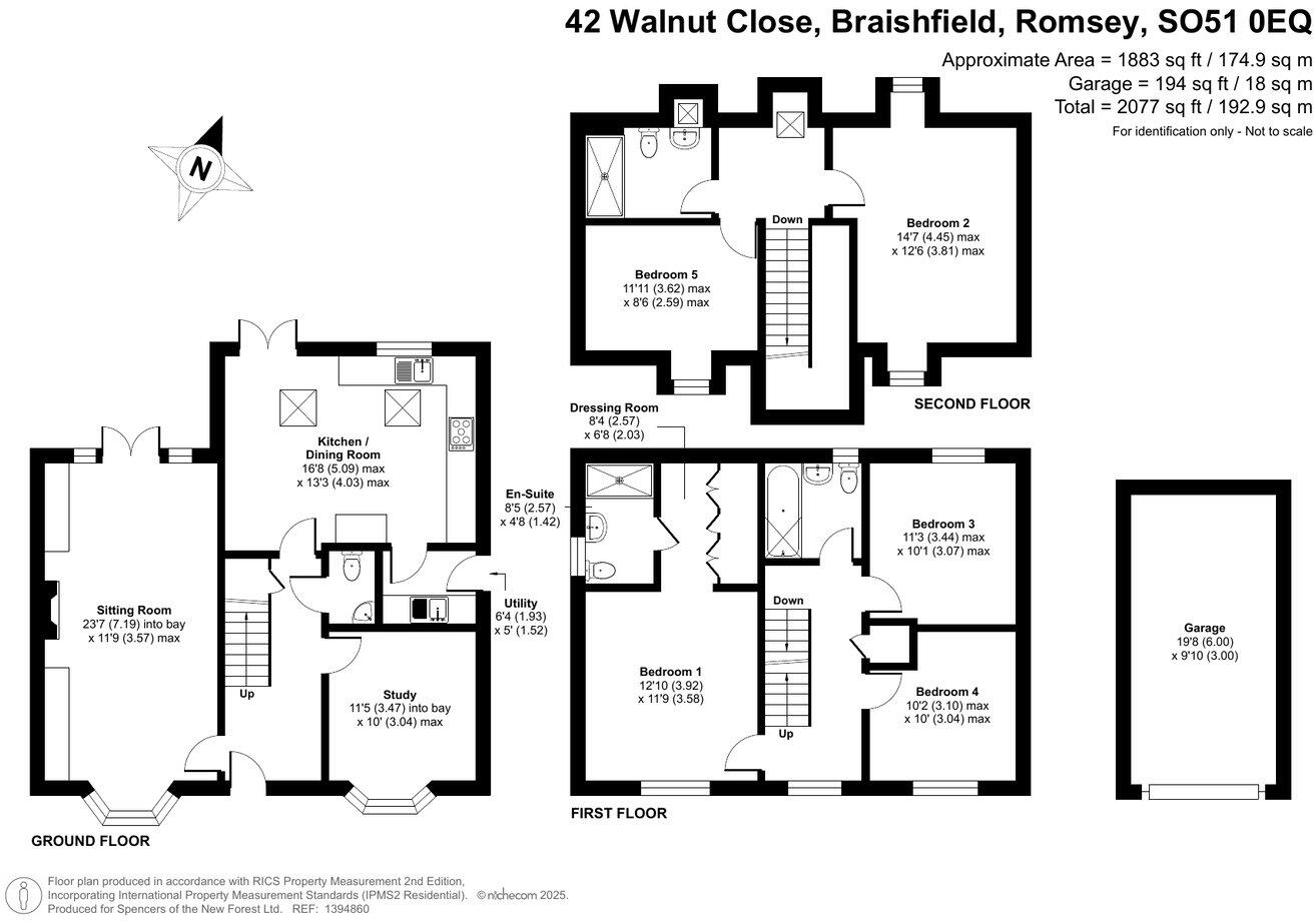 Walnut Close, Braishfield, Romsey, SO51 floorplan