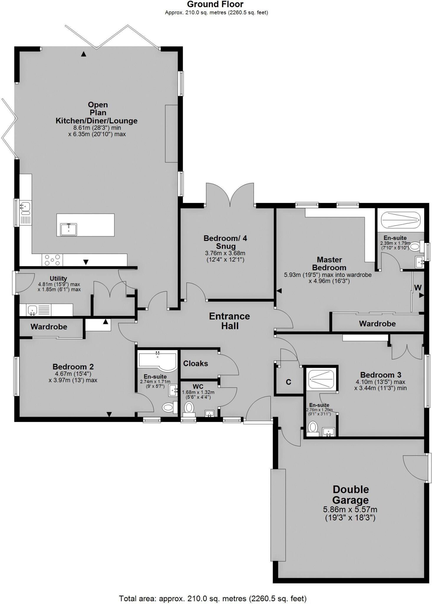 Stone Meadow, Butts Lane, Stone floorplan