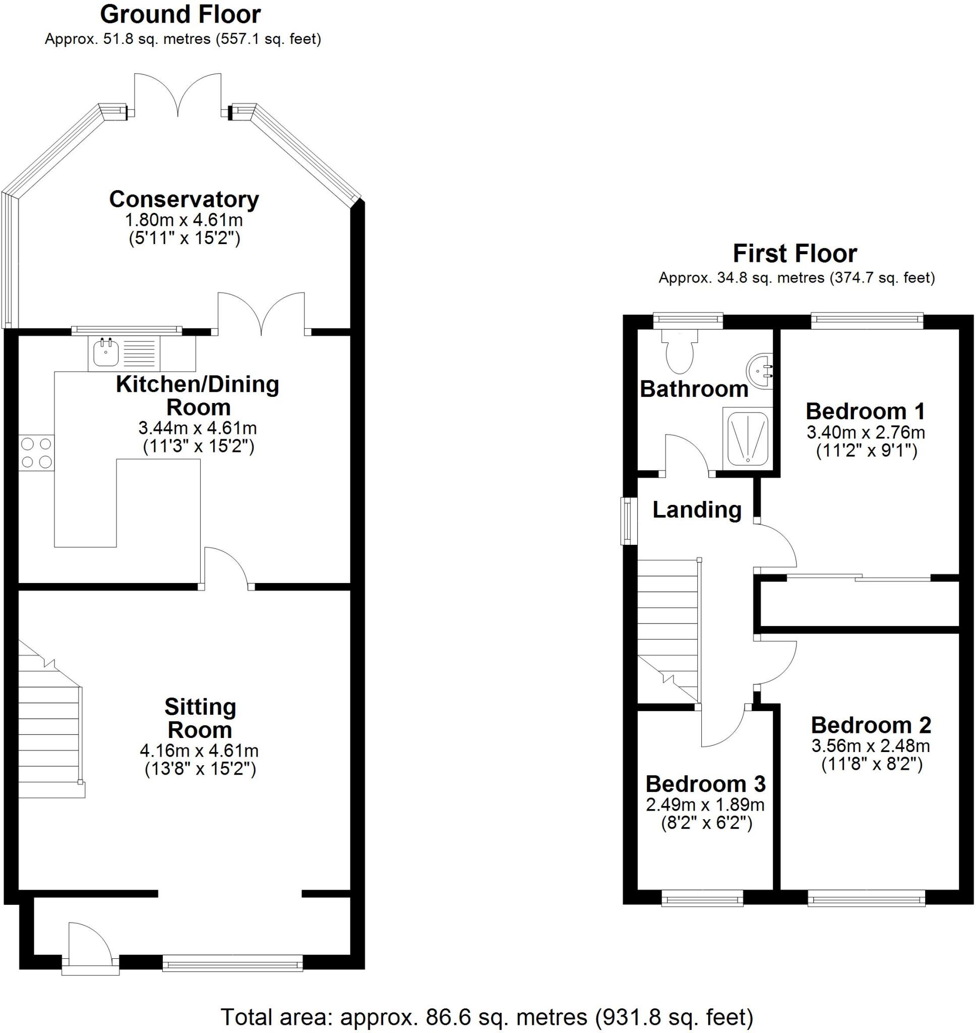 Symonds, Freshbrook, Swindon, SN5 floorplan