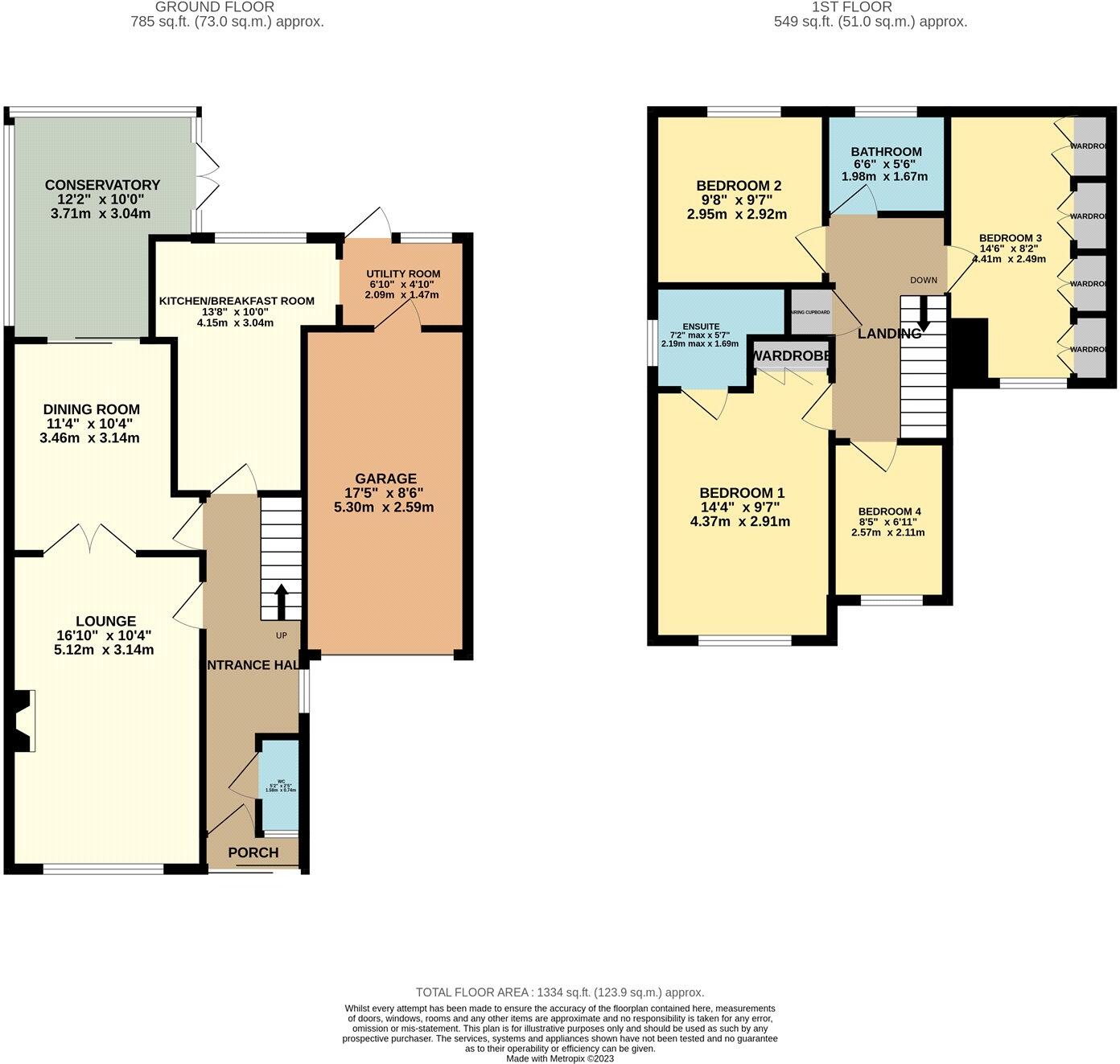 Wiseman Close, Luton, Bedfordshire, LU2 floorplan