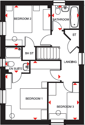Azalea Lane, 
Witham St Hughs,
Lincoln,
Lincolnshire,
LN6 9XN floorplan