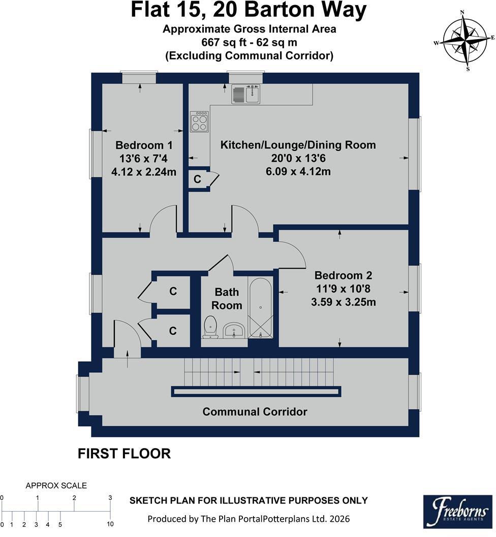 Barton Way, Dartmouth floorplan