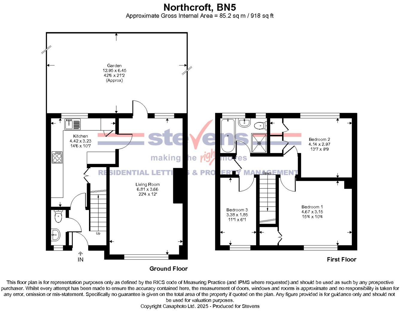 Northcroft, Henfield floorplan