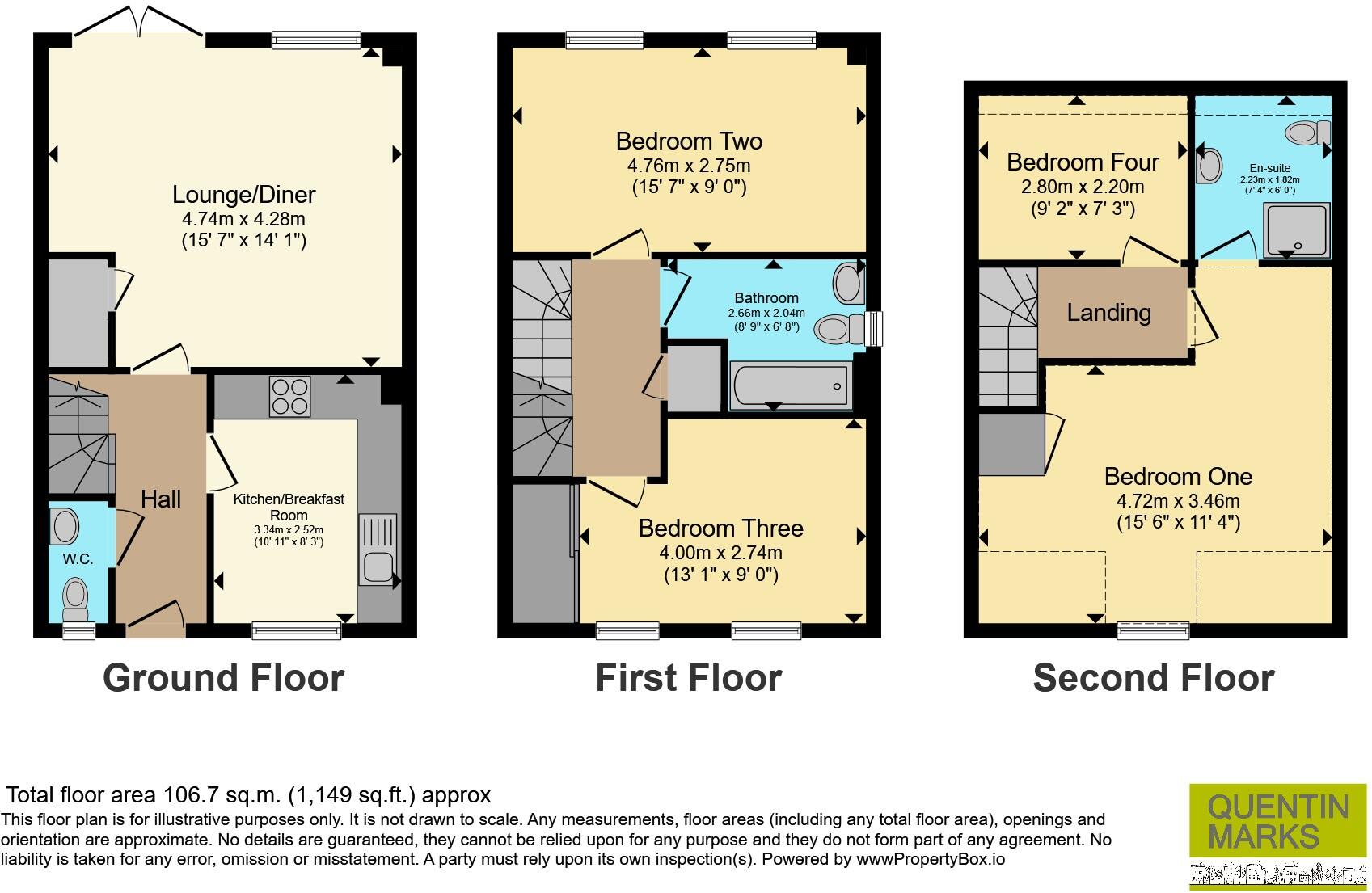 Boleyn Avenue, Peterborough floorplan