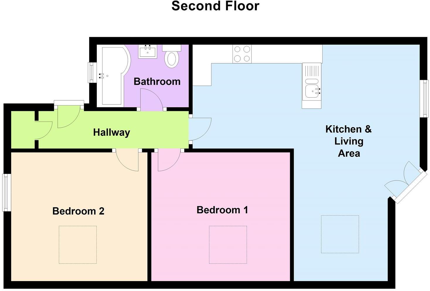 2 Queens Road, Richmond floorplan