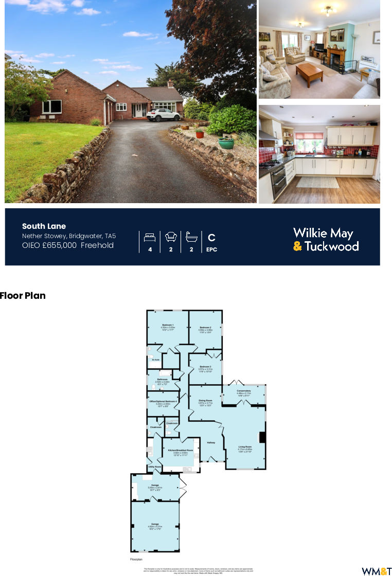 South Lane, Nether Stowey, Bridgwater, TA5 floorplan