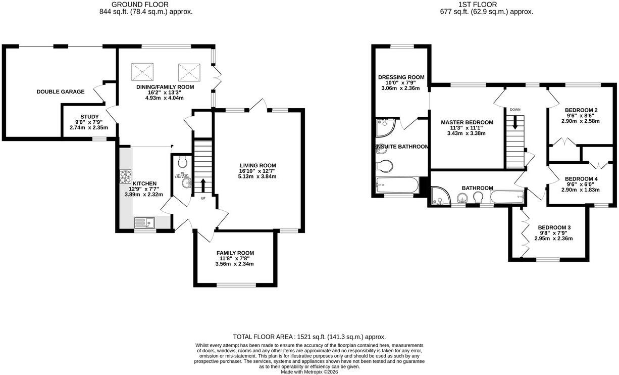  Theobalds Way, Frimley, CAMBERLEY, GU16 floorplan