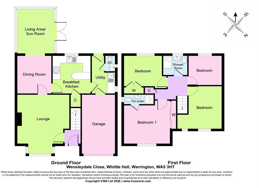 Wensleydale Close, Whittle Hall, Warrington, WA5 3HT floorplan