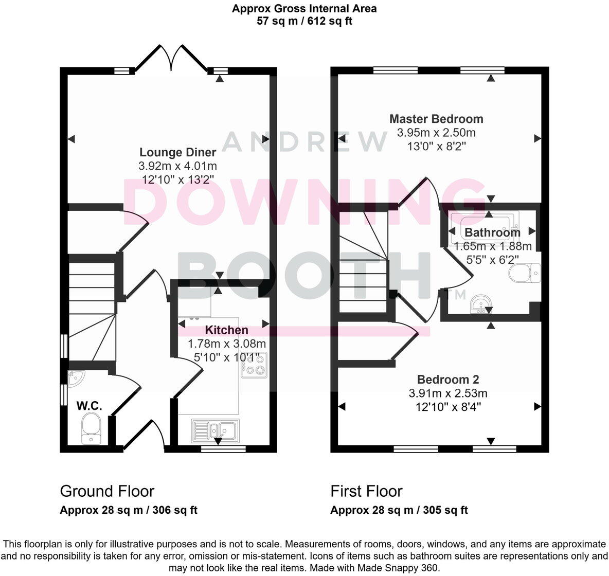 Caswell Road, Lichfield, WS13 6UD floorplan
