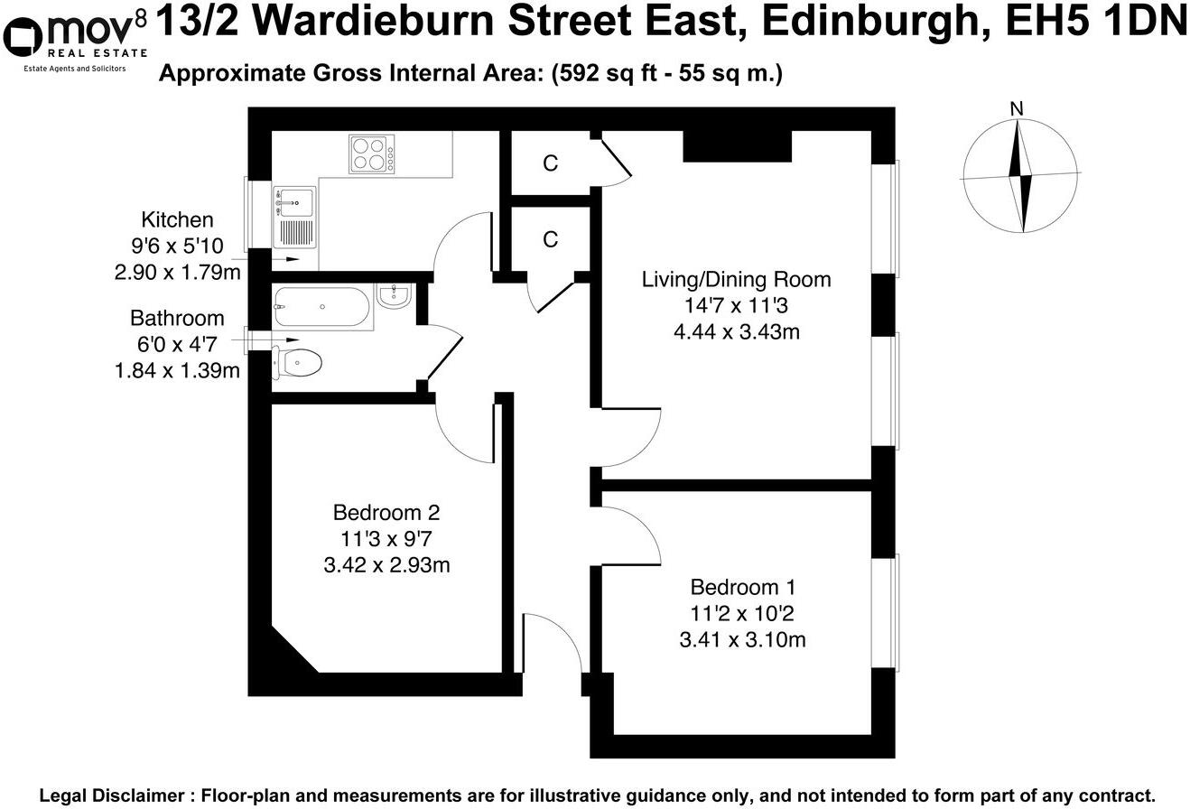 Wardieburn Street East, Granton, Edinburgh, EH5 floorplan