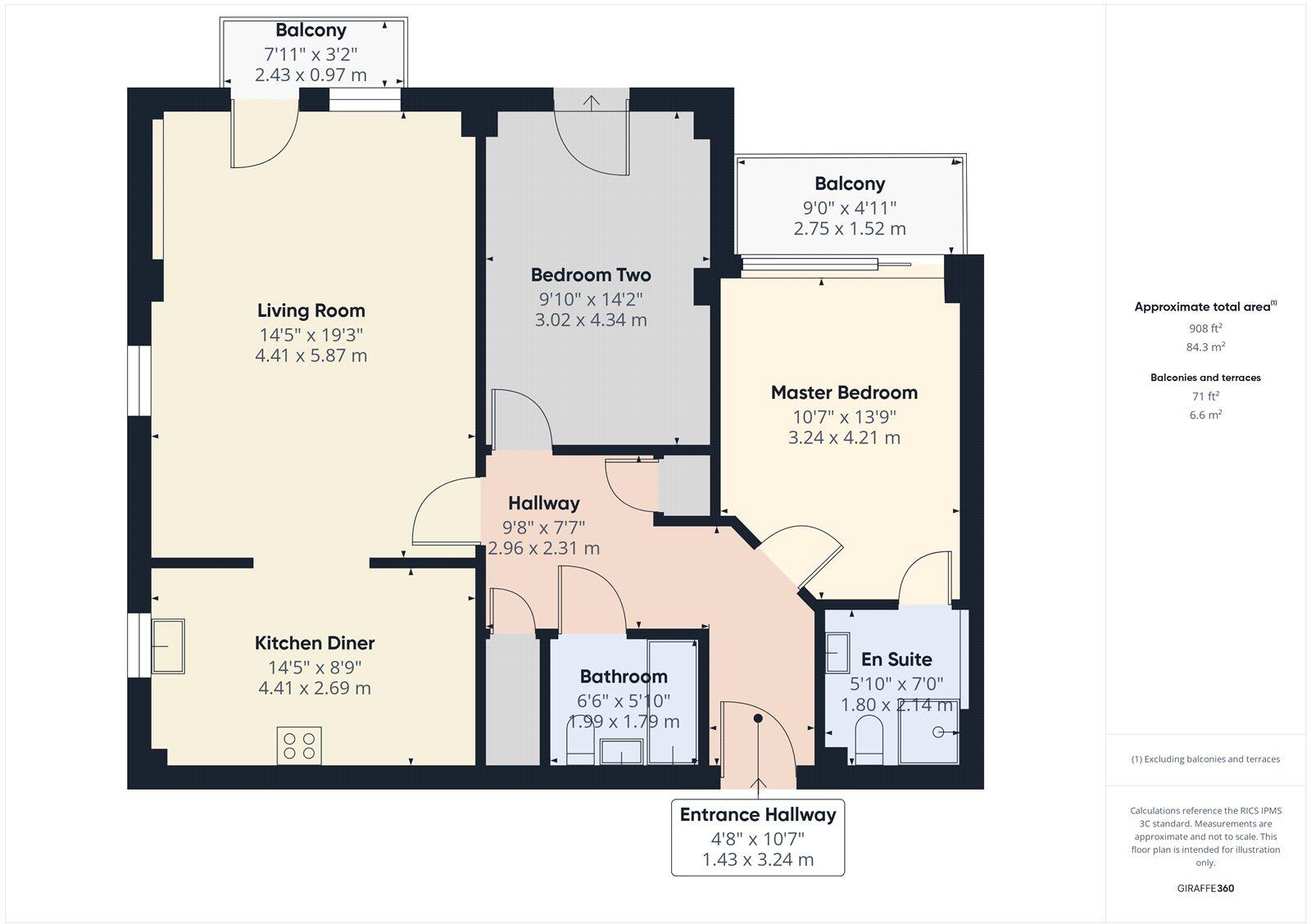 Kentmere Drive, Doncaster, South Yorkshire, DN4 floorplan