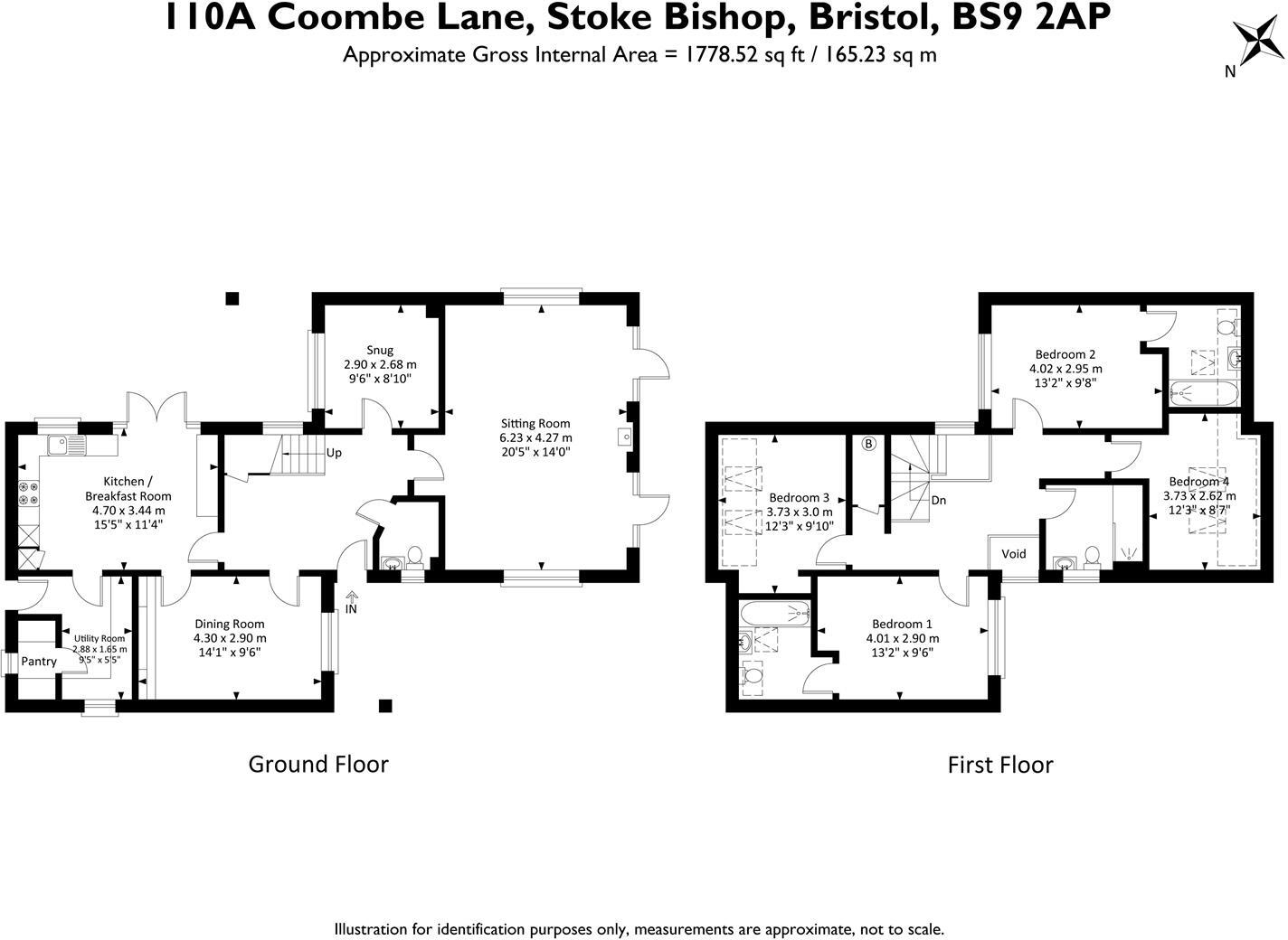 Coombe Lane, Stoke Bishop, Bristol floorplan