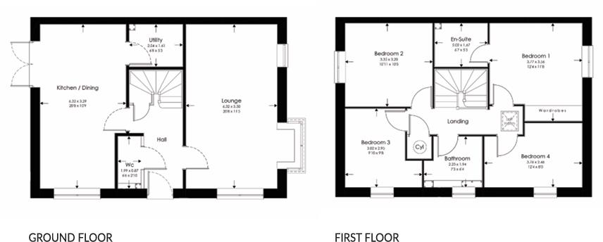 Plot 183, 3 Dove Drive, Waltham floorplan