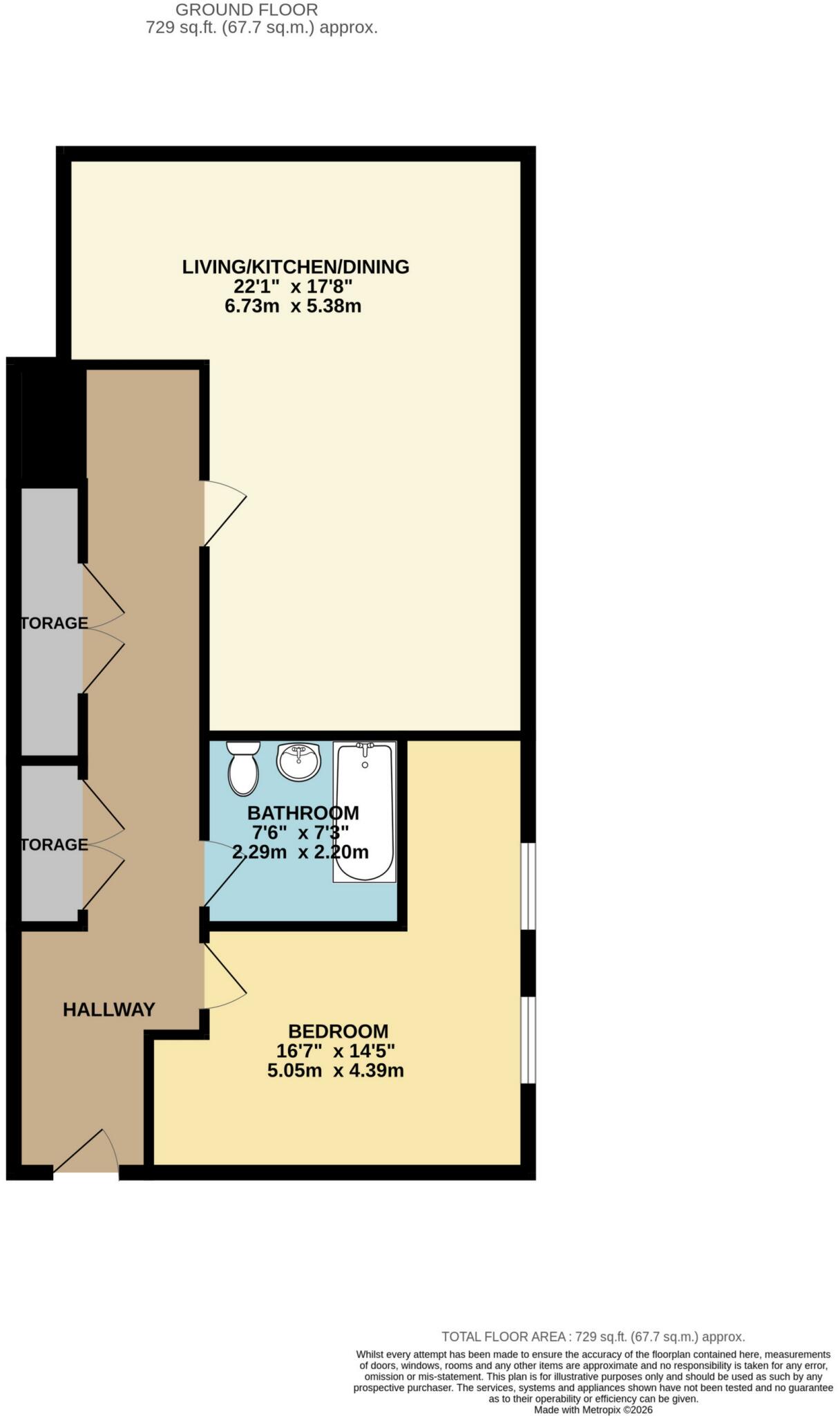 Westbrook Gardens, Margate, CT9 floorplan