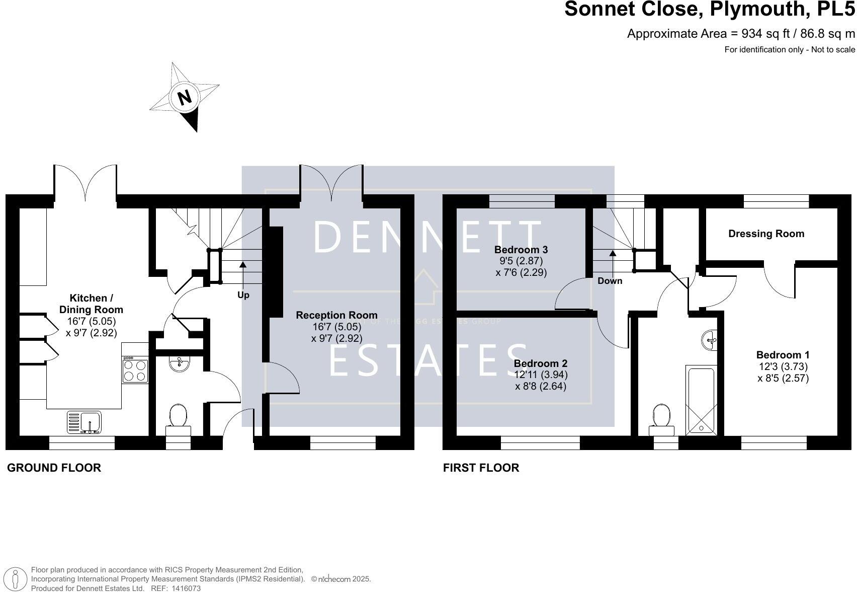 Sonnet Close, PL5 floorplan