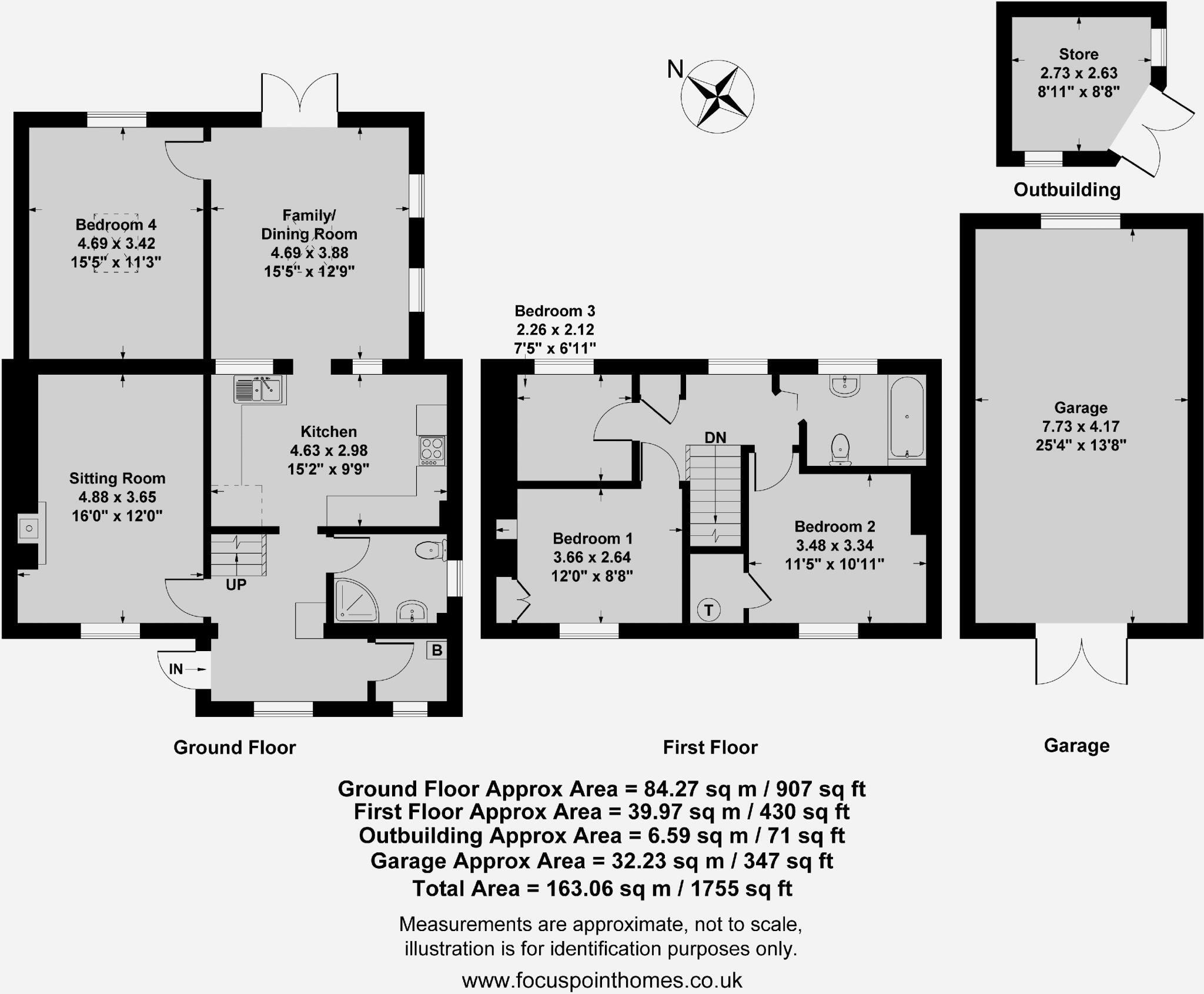 St. Georges Crescent, Banbury - No onward chain floorplan