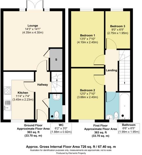Wareham Close Cottam, Preston PR4 0PP floorplan