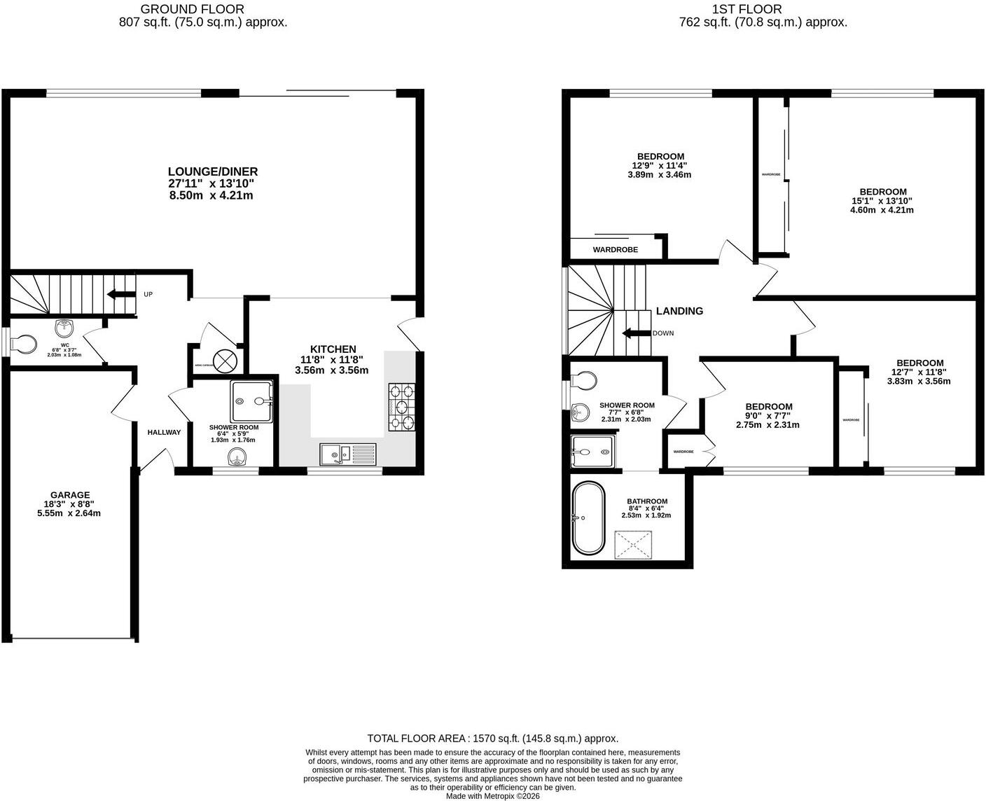 Wye Gardens, Margate, CT9 3JL floorplan