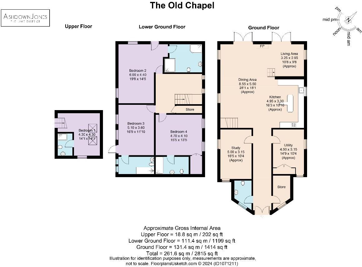 The Old Chapel, Silver Lane, Lowick Green, LA12 7SY floorplan