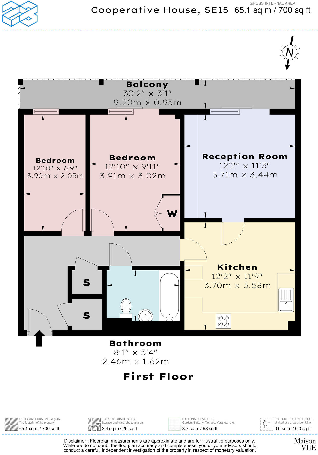 Rye Lane, SE15 floorplan