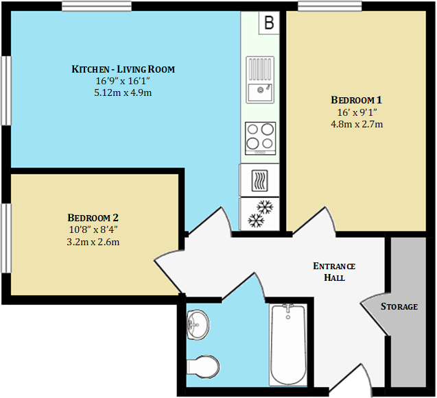 Brokenford Lane, Totton, Southampton, Hampshire, SO40 9DX floorplan