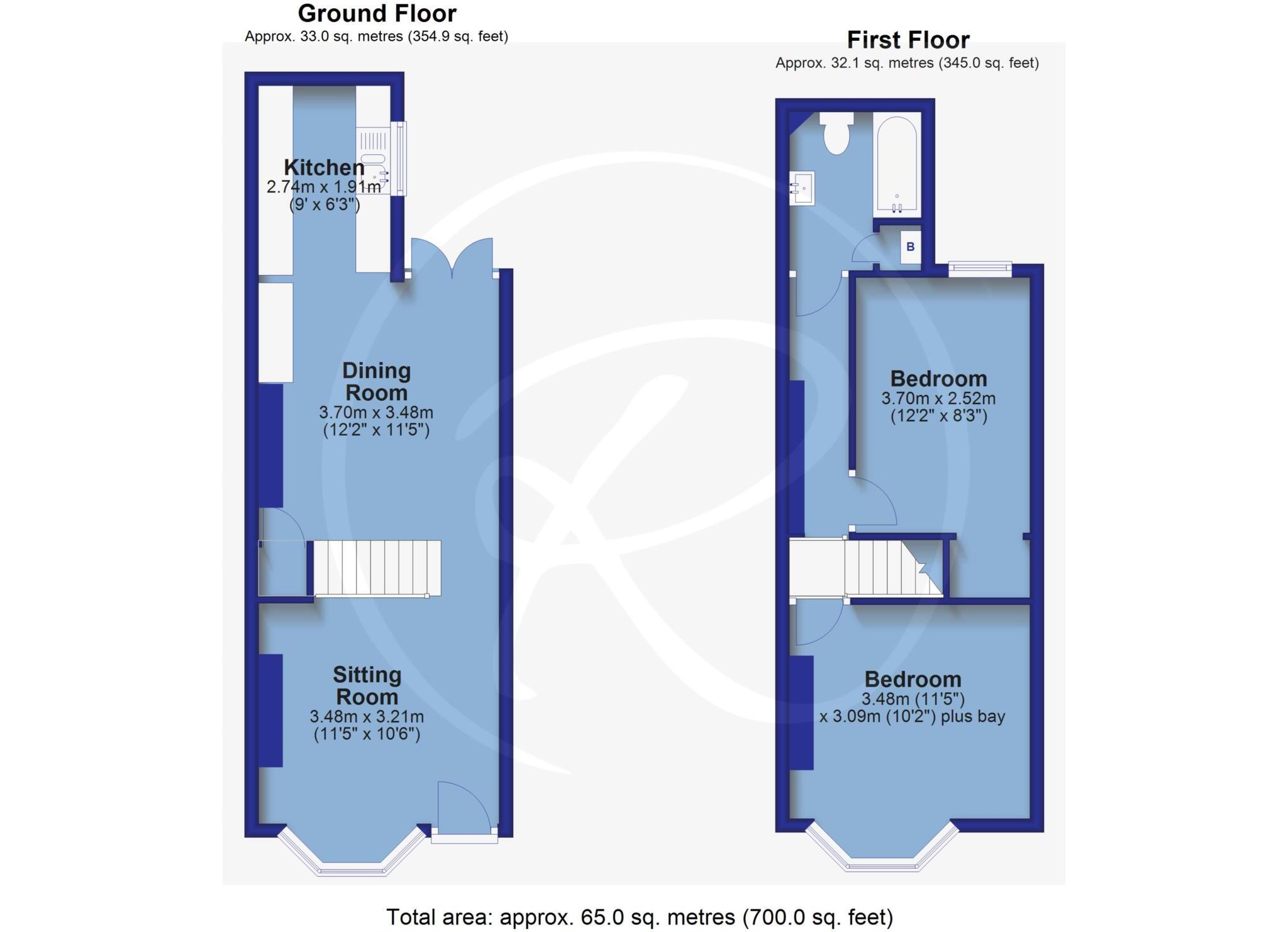 8, Kingsley Terrace, Bideford floorplan