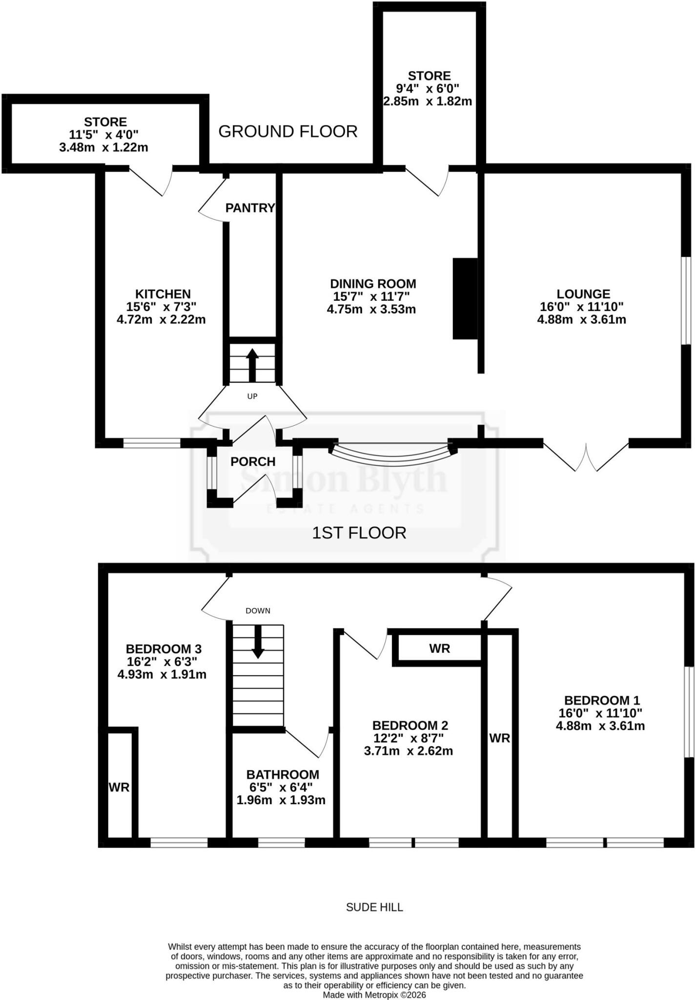 Sude Hill, New Mill, HD9 floorplan