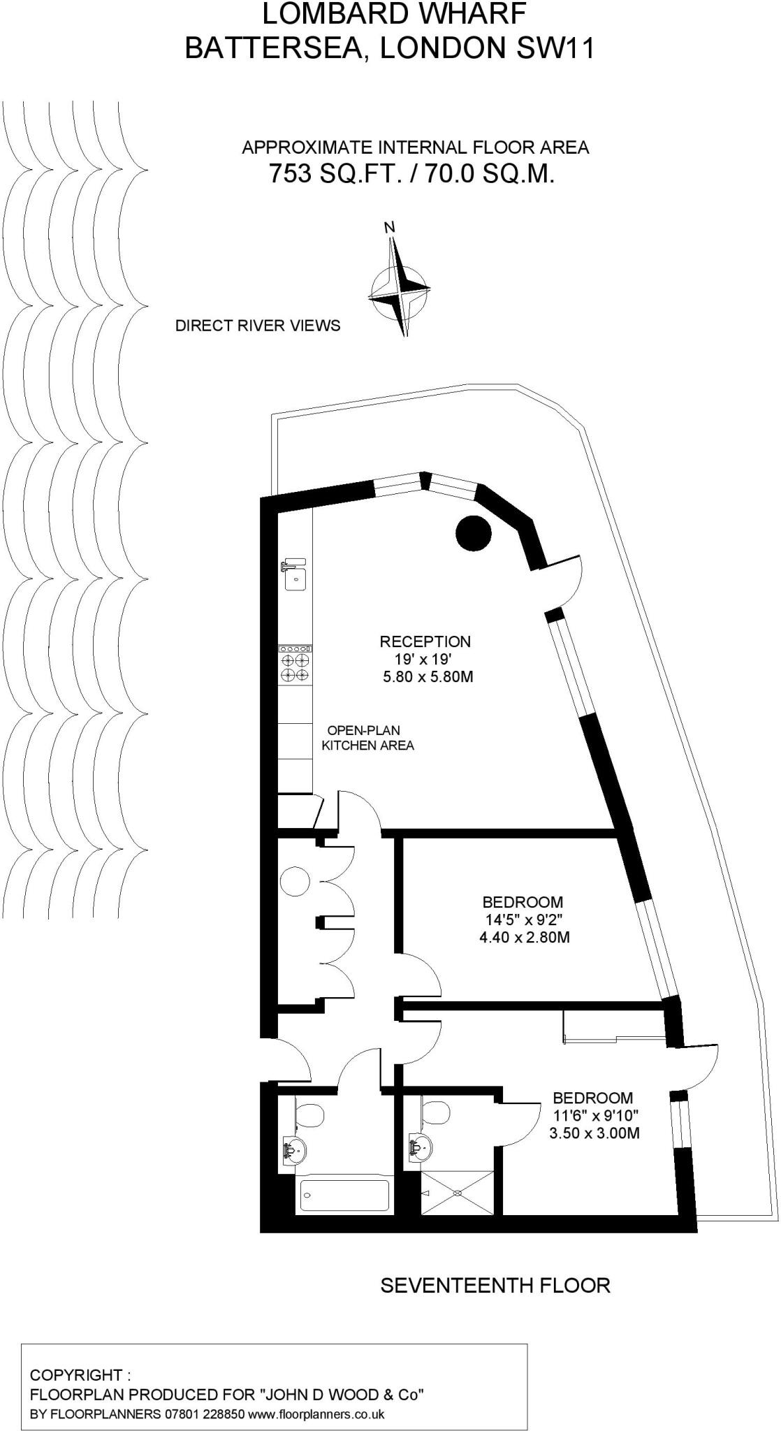 Lombard Wharf, Vicarage Crescent, Battersea, London, SW11 floorplan