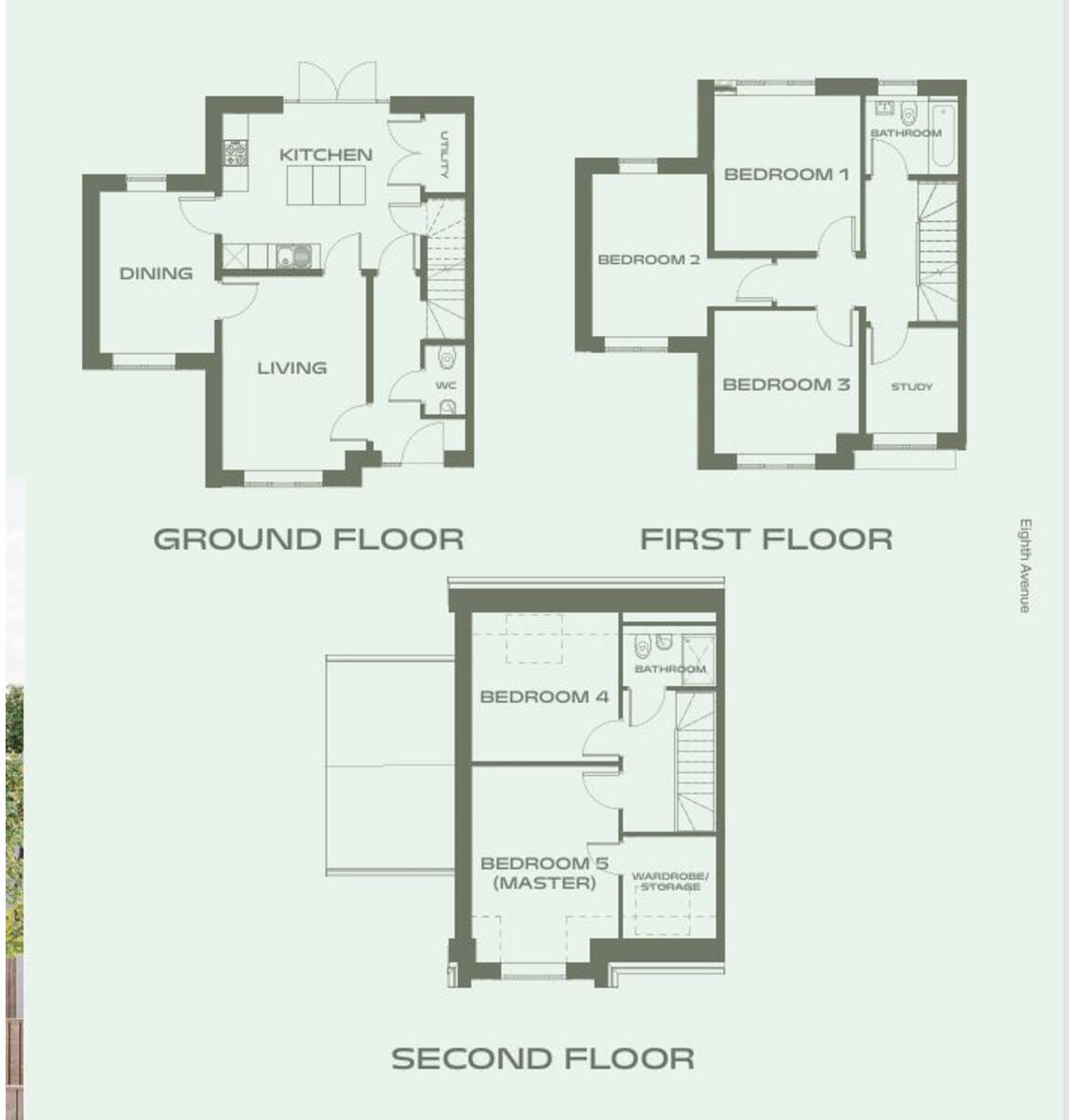 Eighth Avenue, Aylesbury floorplan