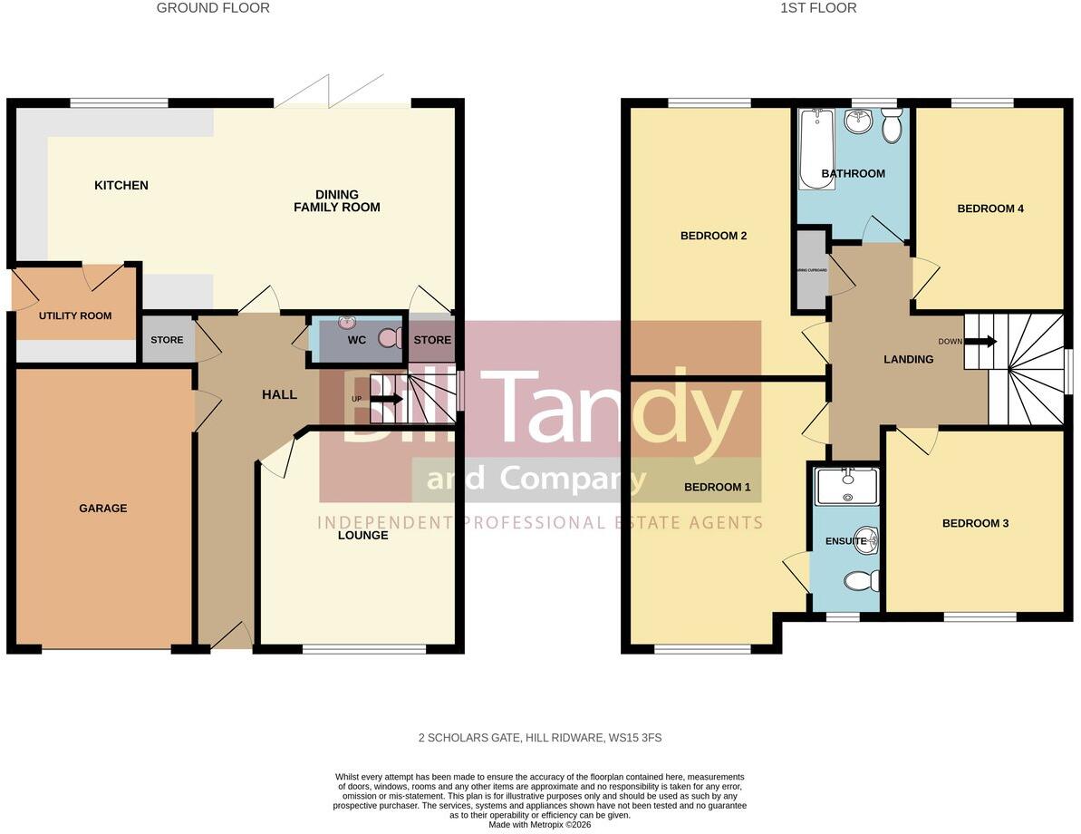 Scholars Gate, Hill Ridware, Rugeley, WS15 floorplan
