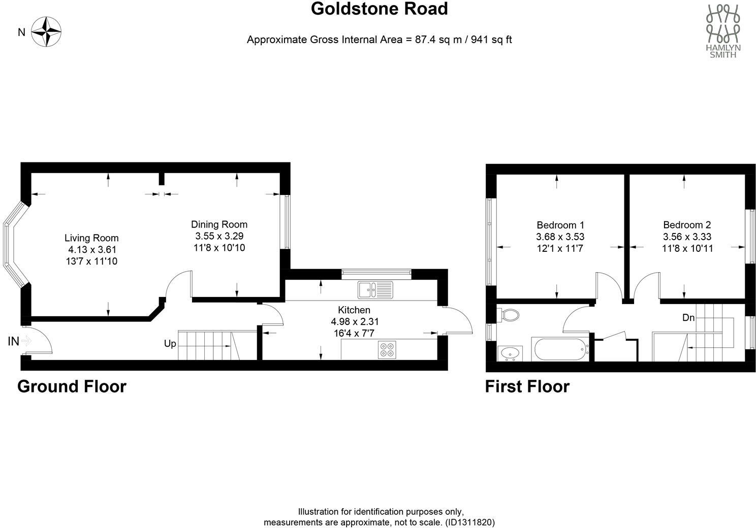 Goldstone Road, Hove floorplan