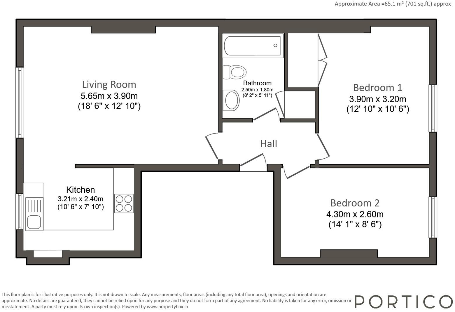Sinclair Road, London, W14 floorplan