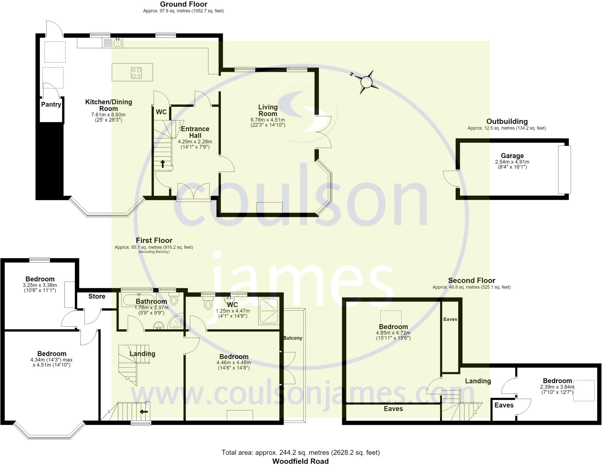 Woodfield Road, Leigh on Sea floorplan