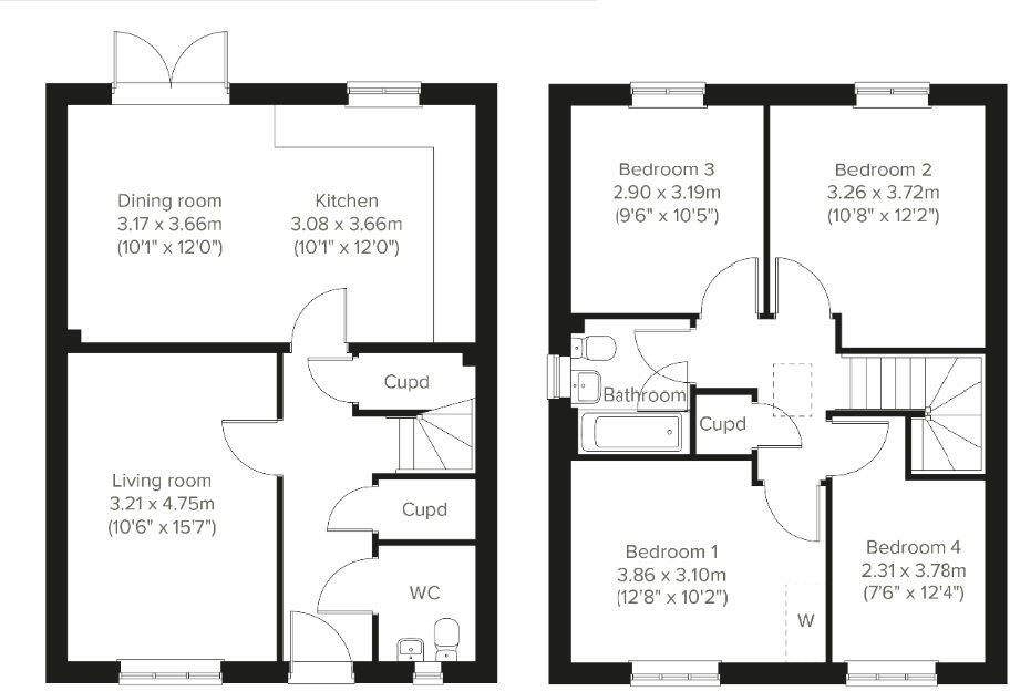 Bellflower Close, Shaftesbury, Dorset floorplan