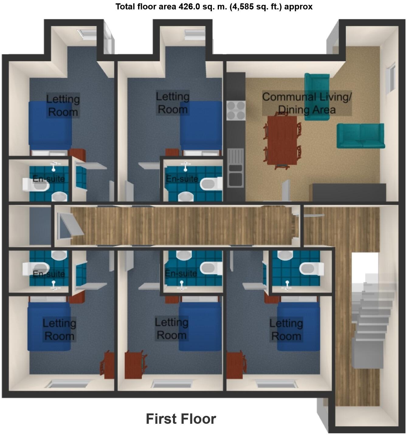 77-87 Houndiscombe Road, Plymouth, Devon, PL4 6HB - Available September 2026 floorplan