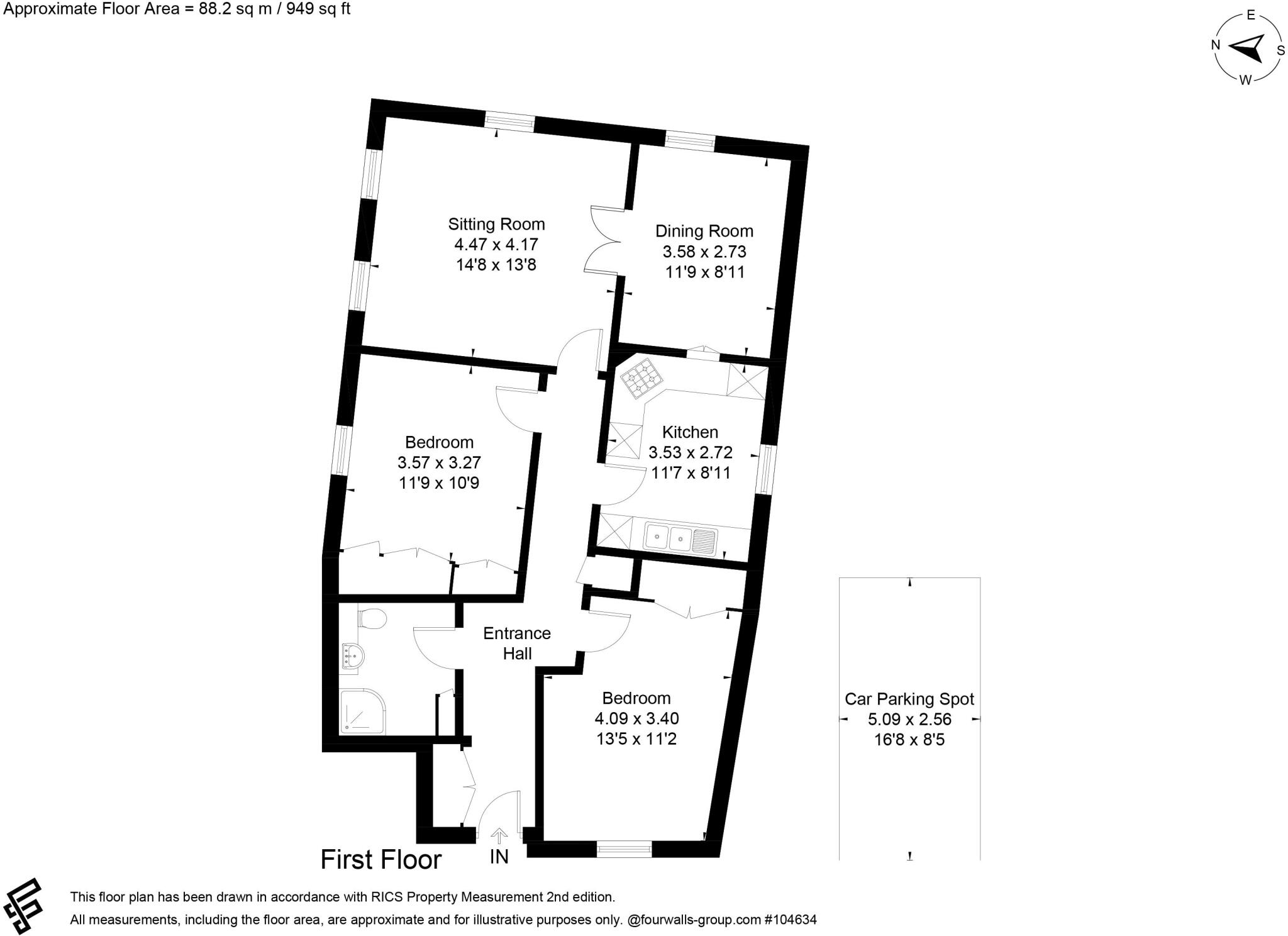Upperbrook House, Woodstock floorplan