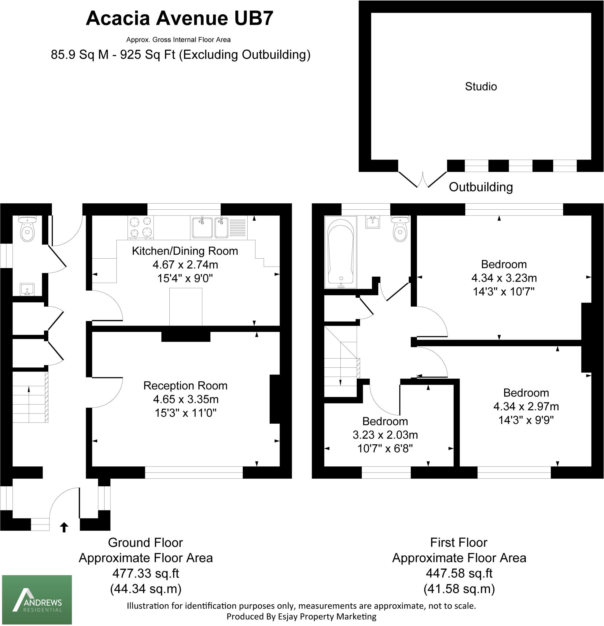Acacia Avenue, Yiewsley floorplan